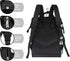 Hsnar Backpack Christmas Tree Green Waterproof Diaper Bag Large Capacity Baby Bag with Stroller Straps, Multi-Pocket