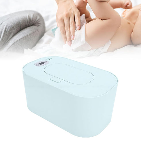NOENNULL 80pcs Baby Wipe Warmer Adjustable Temperature Large Capacity Travel Wipes Warmer for Wet Tissue