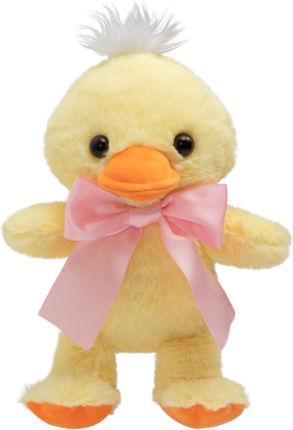 Duck Stuffed Animal Baby Duck Plush with Big Bow Tie Cute Stuffed