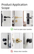 Tazyuxd (2 Pack) 3M Childproof Door Lever Lock Improved Baby Safety Locks for Doors Prevents Toddlers from Opening