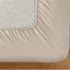 FIDSEJEONA Waterproof Fitted Sheet for Kids & Elderly Deep Pocket Mattress Cover, Solid Color Urine-Resistant