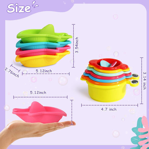 1-3 12+ 1+ 11 Zeewoo Baby Bath Toys for Kids Ages Toddler Bath Toys Mold Free Bathtub Toys for Months Pool Water Table