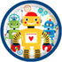 116 16 Lide Road Pcs Robot Birthday Party Supplies Kit, Robot Plates, Napkins, Cups, Forks, Knives, Spoons for Guests