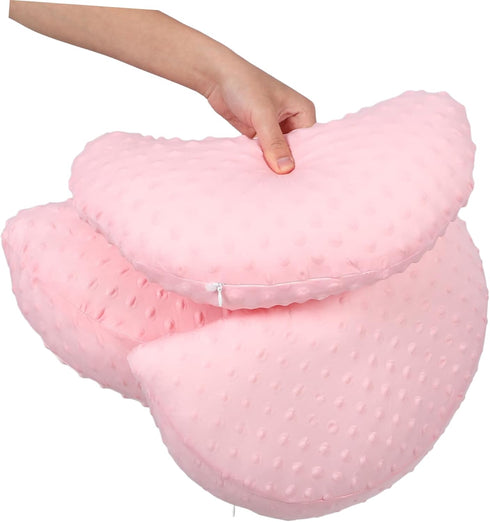 Small Cooling Pregnancy Pillow - Comfortable Lumbar Support for Expecting Moms