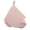 Ali+Oli Pacifier Blanket Holder (Pink Flowers) Soft Muslin Cotton Cuddle Blanket with