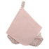 Ali+Oli Pacifier Blanket Holder (Pink Flowers) Soft Muslin Cotton Cuddle Blanket with