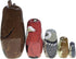 Kakeah Set 5 Nesting Dolls-Brown Cartoon Owl Bear Fox Raccoon Russian Nesting Dolls Wooden Matryoshka Doll Handmade