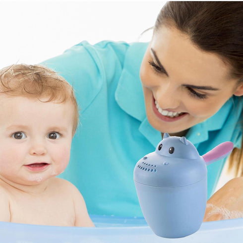 Generic Baby Bath Rinse Cup - Baby Shampoo Rinser, Wash Hair Cup Kids | Hippopotamus Bath Rinser, Shampoo Rinser Baby