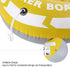 Inflatable Kayak Canoe Portable Boat for 1 Person, Air Rowing Boat for Swimming Pool and Lake Fishing Yellow