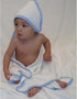 Bambini Cozy Hooded Towel with Yellow Binding - Baby Bath Essential