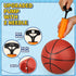 8” Water Pool Basketball Set with Pump, Replacement Ball for Basketball Hoop, PVC Waterproof Floating Toy for Summer