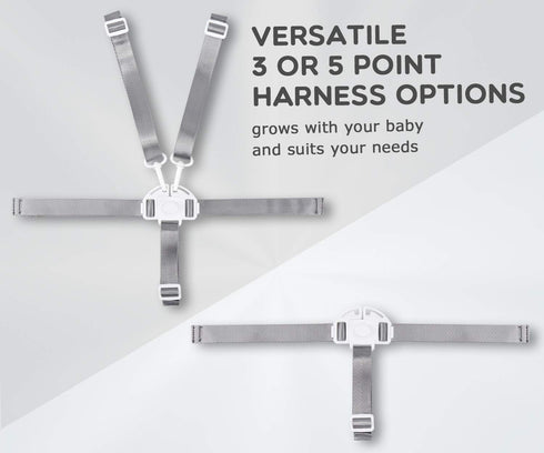 Minnebaby Replacement High Chair Straps - 5 Point Harness Straps for High Chair
