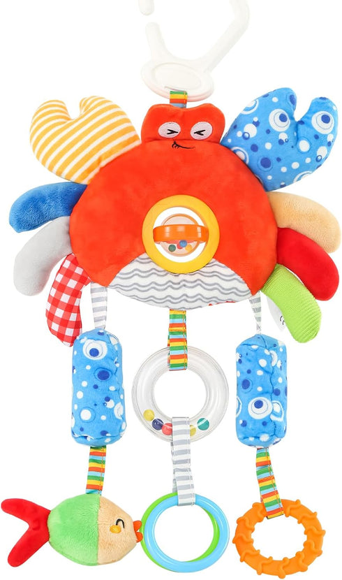 littlove Roadtrip Car Seat Toys for Baby 6-12 Months, Infant Travel Sensory Toys