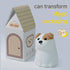 Dog Night Light with Timer - Warm Light Touch Control Bedside Lamp, Squishy Soft Silicone Cute Puppy Nightlight