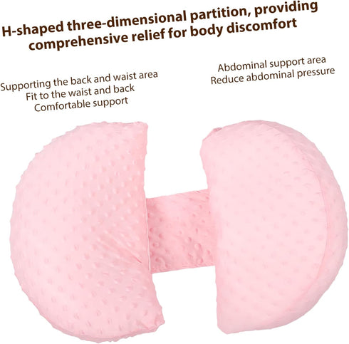 Cooling Maternity Pillow for Pregnancy Support - Waist and Belly Comfort