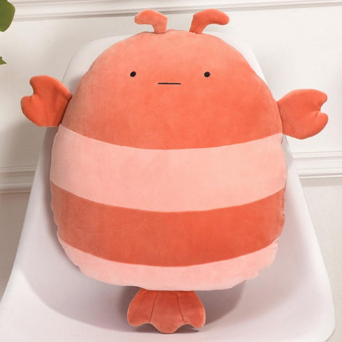 Zielind 16 inch Lobster Plush Pillow, Lobster Stuffed Animal Plush Toy Cute Plush Animal Pillows for Birthday