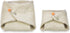 OsoCozy 100% 6 Pack. 6-12 Organic Muslin Flat Cloth Diapers - Made of Ecologically Friendly, Soft, Absorbent, Double