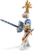 Papo Hand-Painted Medieval-Fantasy Figurine - Blue Knight Fleur de LYS, Collectible for Children