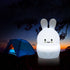 Rabbit Night Lights for Kids - Changeable Brightness & Color Table Lamp for Nursery, Holiday Gifts