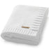 mimixiong Baby Blanket, Soft Warm Knit Swaddle Blanket, Unisex Receiving Blanket for Boys and Girls, White 40 x 30