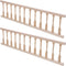 Veemoon 2pcs House Railing Furniture Props, Mini Decors for Role-Play Model, Dollhouse Fairy Handrail Models