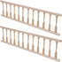 Veemoon 2pcs House Railing Furniture Props, Mini Decors for Role-Play Model, Dollhouse Fairy Handrail Models
