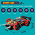 GoolRC RC Stunt Car, Gesture Sensing 2.4GHz 4WD Remote Control Car with Lights, Music & Spray, 2 Batteries (Red)