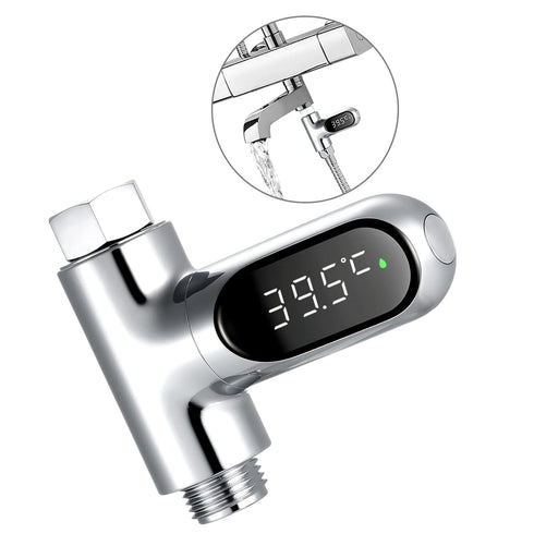 Matybobe 0~100 360 LED Digital Shower Temperature Display Baby Bath Water Thermometer Celsius/Fahrenheit Display