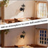 2pcs 1: 12 TOYANDONA Dollhouse LED Wall Sconces Scale Wall Lamp Simulation Miniature Furnitures for DIY Dollhouse