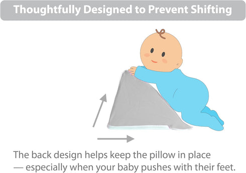 bebon Tummy Baby Time Prop Pillow for Neck and Shoulder Strength Growth Helpful Newborn Infant Nursing Essential