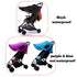Universal Sun Shade for Baby Stroller UV Protection Rainproof Sun Cover for Stroller Pram Pushchair Buggy Blackout Parasol Sunshade Blind Canopy Cover Pushchair Anti-UV Awning for Travel Park Walking