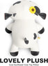 12") Onsoyours Cute Cow Plushie with Sunflower Headwear, Soft Stuffed Milk Love Cow Squishy Plush Animal Toy Flower Cow