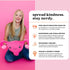 nerdbugs Uterus Plush Funny Hysterectomy Gift, Endometriosis & Fertility Support Toy, Gynecology Gift for Womens