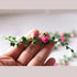 Aorvoras (4PCS) Dollhouse Vines - Miniature Rose Flower Vine for Fairy Garden Decoration