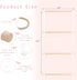 POVETIRE Headband Holder for Girls Baby Headband Organizer Head Bands Hair Accessories Display Organizer Wall Hanging