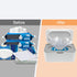 Runhike Flushable Wipes Dispenser Compatible with Cottonelle, Wipe Holder for Bathroom with Leak-Proof, Baby Wipes