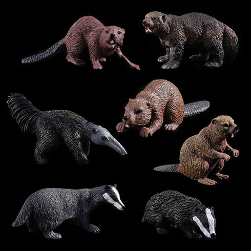 Realistic 7pcs Animal Figures Action Model Set, Educational Learning Toys Birthday Gift for Kids and Toddlers