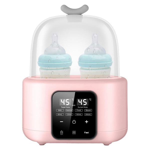 HEALT Double Bottle Warmer with Smart Temperature Control, Fast Baby Food Heater and