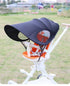 Baby Stroller Sun Shade Universal Sun Shade for Strollers Car Seats Pram Pushchair Adjustable Angle Oversize UV Protection Waterproof Cloth Rain Shade Baby Stroller Windshield Cover