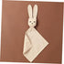 Hooded Comfort Doll Towel - Newborn Bath Swaddle & Security Blanket