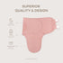 3 Pack 100% 0-3 Mulberry Comfy Cubs Easy Swaddle Blanket, - Cotton Newborn Wrap, Small for Months Infants, Breathable