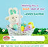 11" Animated Easter Plush Lamb with Bunny Ears - Leapin' Lucy | Dances to Song "Peter Cottontail" | Soft Stuffed Animal