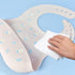Silicone Bibs for Babies and Toddlers 2 Sets Feeding Bibs for Boy and Girl, Adjustable Soft Waterproof Bibs with Food Catcher Pizza