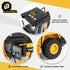 YySiRui 15" 1:10 Steam Roller Toy, Road Roller Toy, Scale Classics Roller Truck Toy, Real Working Parts, Motion Drive