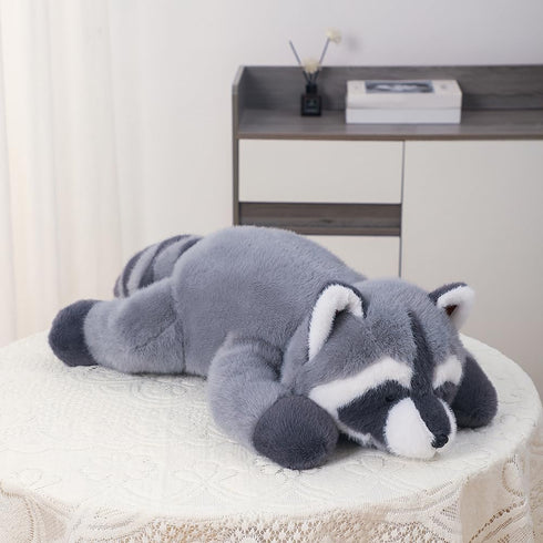 Labauxite (25.5in) Raccoon Plush, Raccoon Stuffed Animals, Cute Plush Toys Realistic Raccoons Body Pillow Hug Sleeping