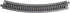 Kato 348mm (13 3/4") 30-Degree (4-Piece) USA Model Train Products Unitrack, Radius Curve Track