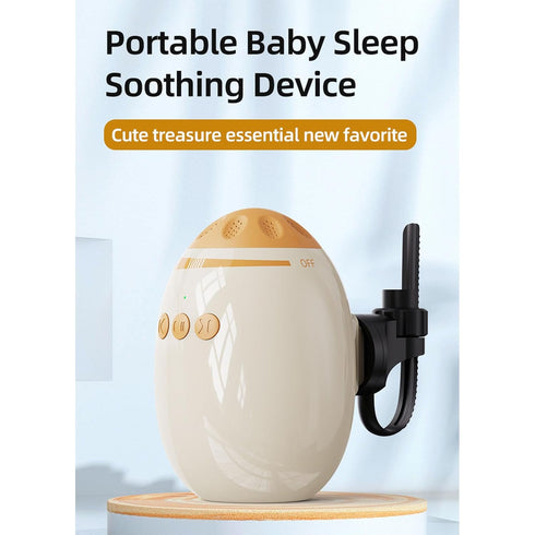 Luocute 11 Stroller Rocker, White Noise Options Rechargeable Portable Baby Soother with Gentle Vibration for Strollers