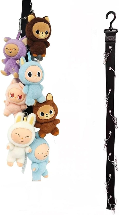 Juglok Plush Toy Display Strap for 15-17cm Blind Box Style Dolls, Stuffed Animal
