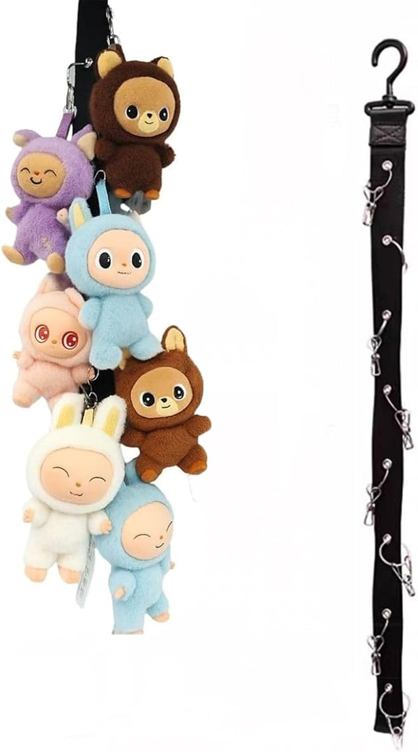 Juglok Plush Toy Display Strap for 15-17cm Blind Box Style Dolls, Stuffed Animal
