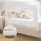 UNAPHO Bed Rail for Toddlers,Swing Down Kids Bed Rails Guard for Twin,Full,Queen,Bunk Size